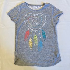 Girls grey t-shirt